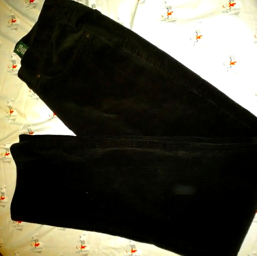 Ralph Lauren jeans co winter black Cordaroy pants